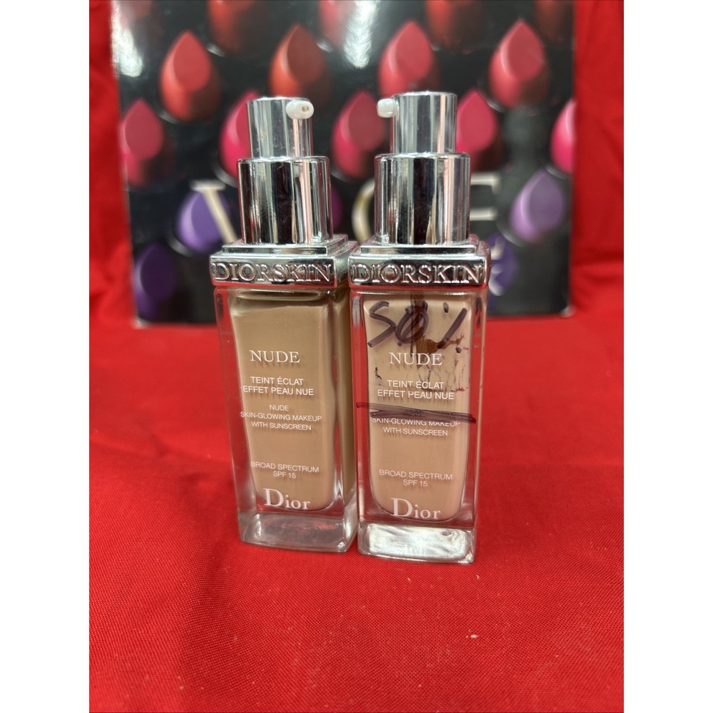 DIOR Diorskin 1‎ oz NATURAL GLOW HYDRATING MAKEUP Foundation 02